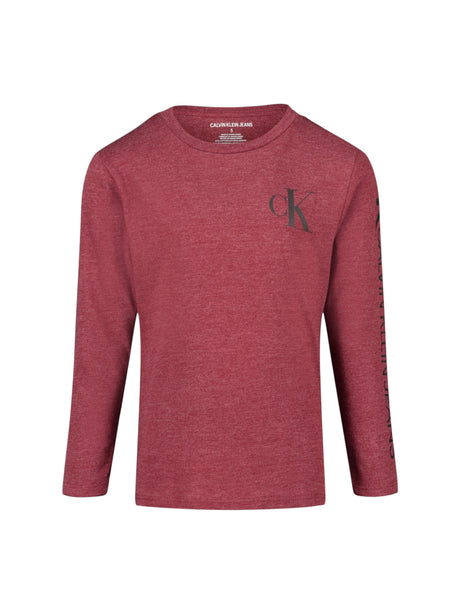Image for Kids Boy's Plain Top,Burgandy