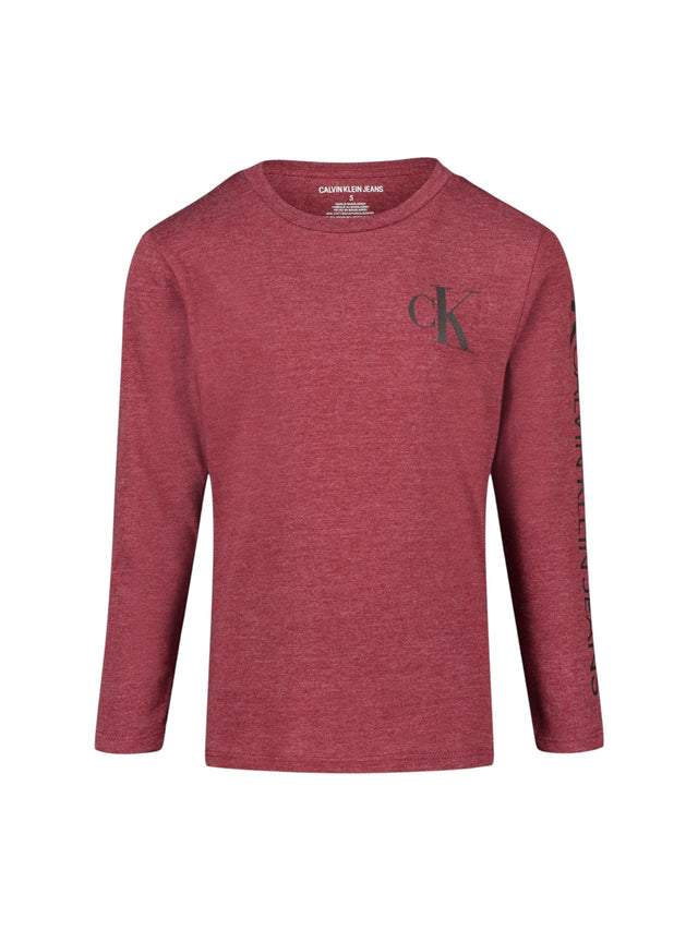 Image for Kids Boy's Plain Top,Burgandy