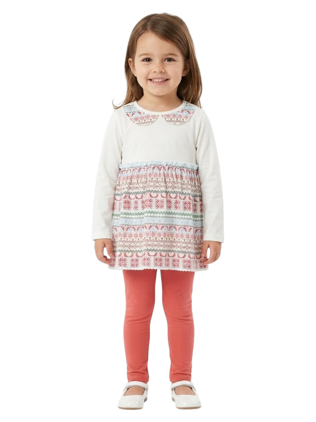 Image for Kids Girl's Printed Top,White