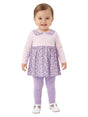 Image for Kids Girl's Floral Printed Dress,Mauve