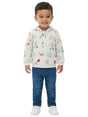 Image for Kids Boy's Printed Hoodie,Grey