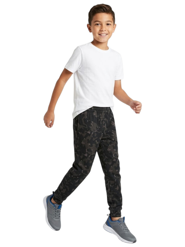 Image for Kids Boy's Printed Pants,Black