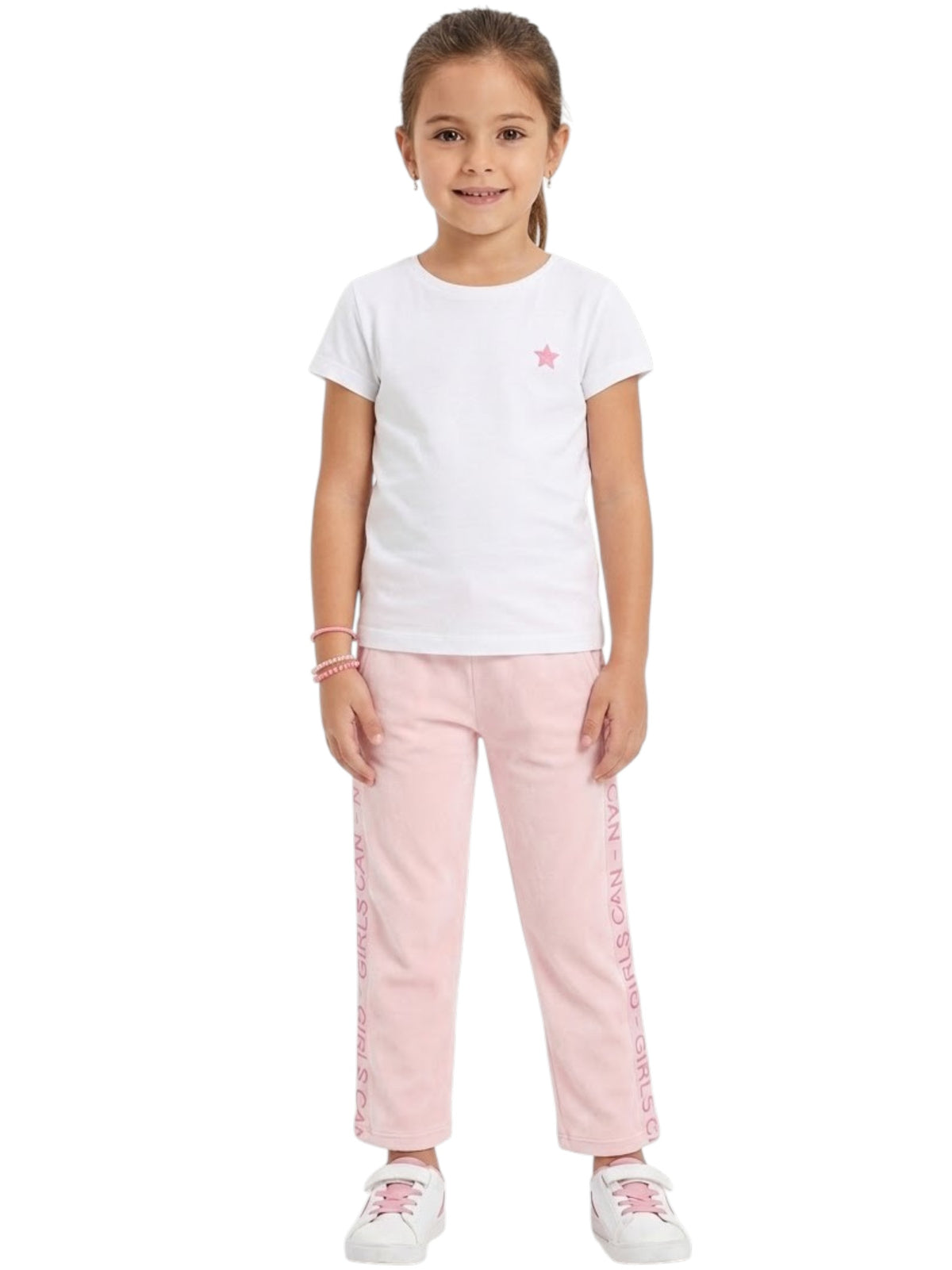 Image for Kids Girl's Plain Pants,Pink