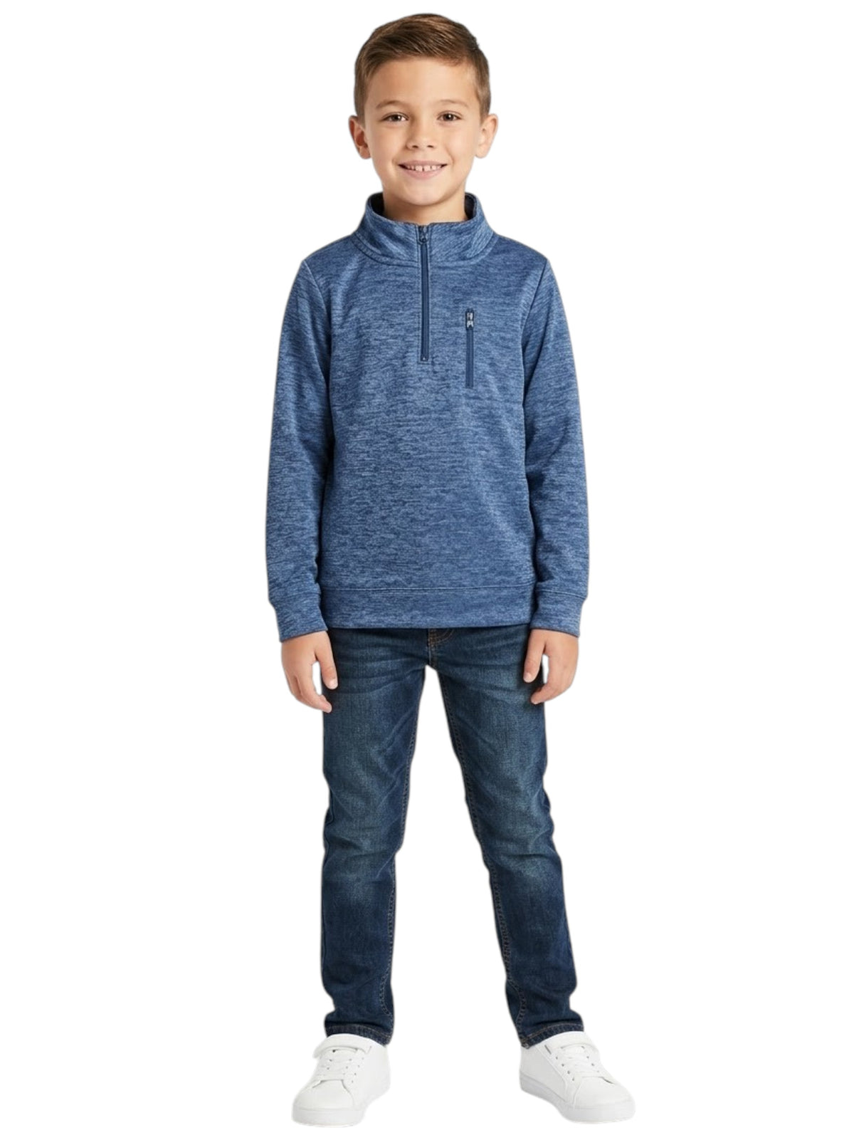 Image for Kids Boy's Plain Sweater,Navy