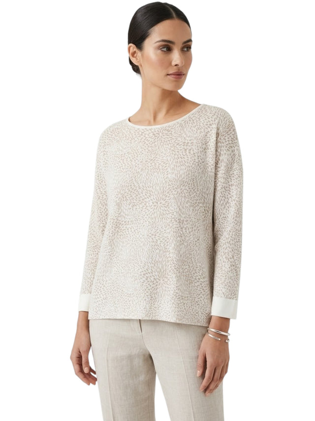 Image for Women's Printed Top,Beige
