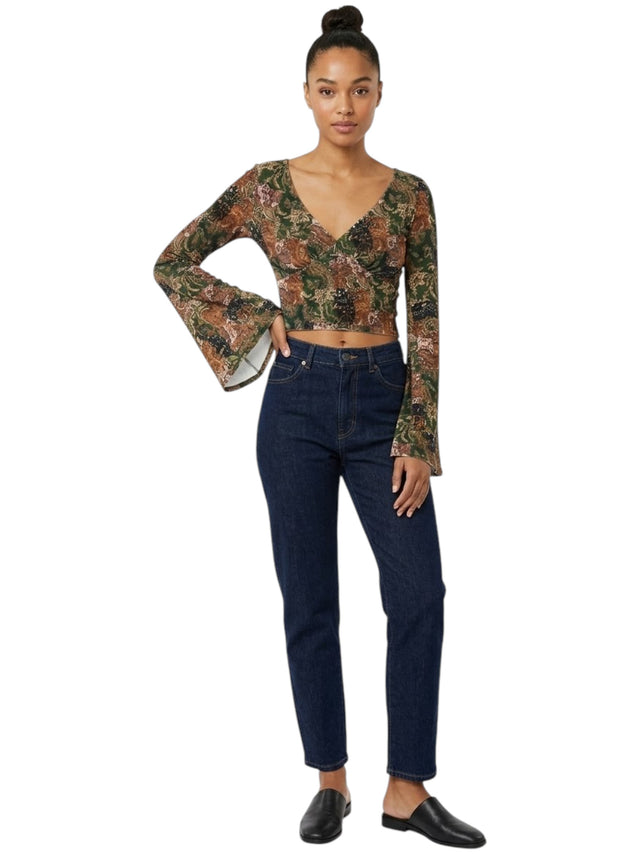 Image for Women's Printed Top,Multi