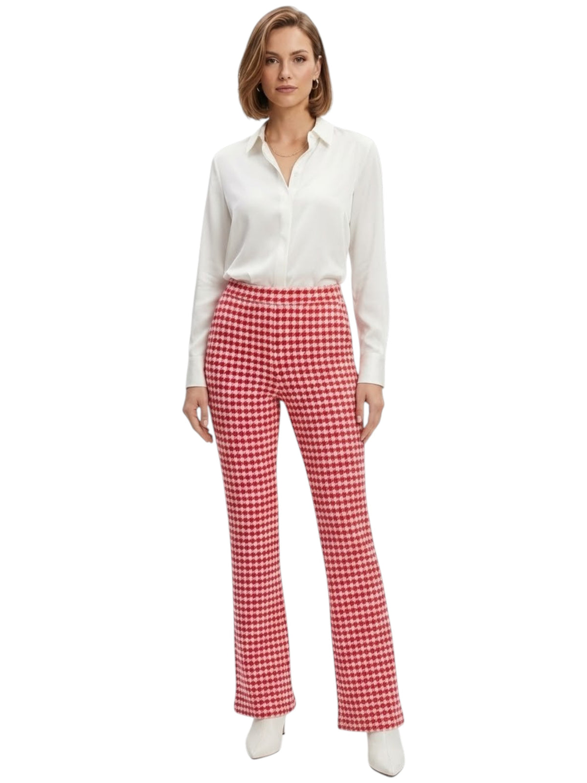 Image for Women's Printed Pants,Red