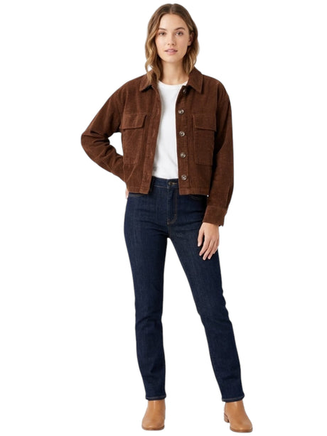 Image for Women's Ribbed Top,Brown