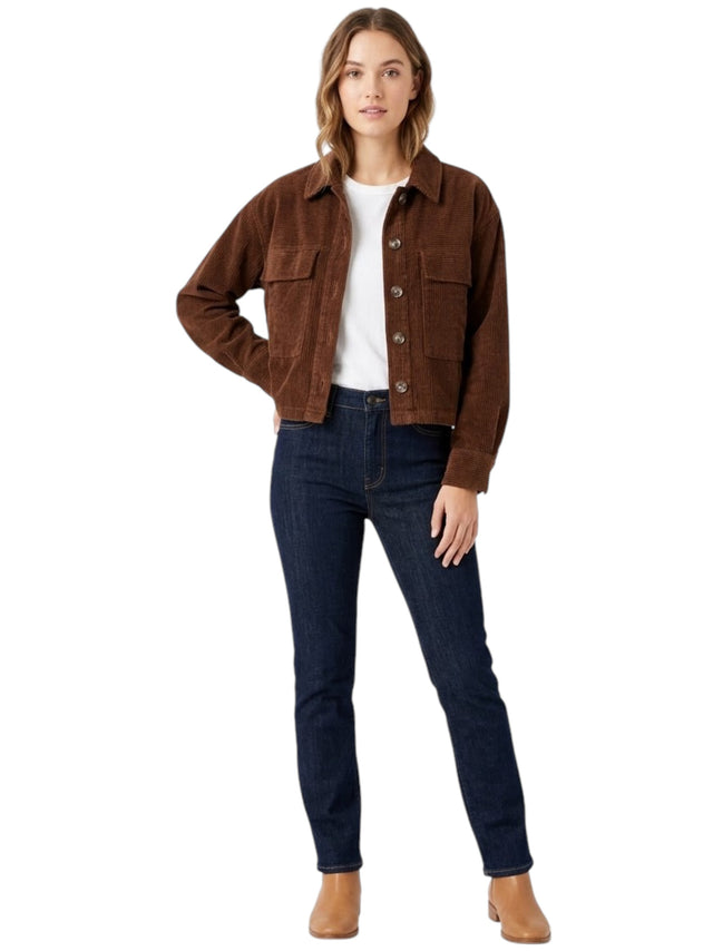 Image for Women's Ribbed Top,Brown