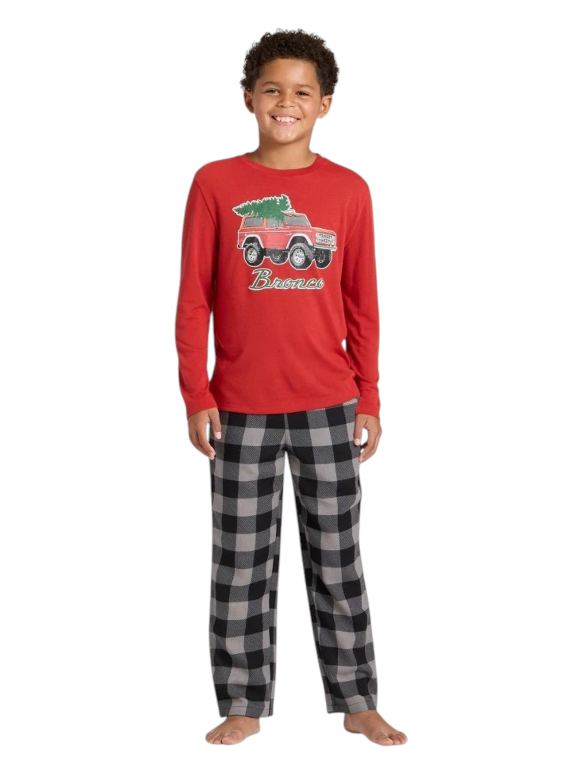 Image for Kids Boy's Printed Sleepwear Set 2 Pieces,Red