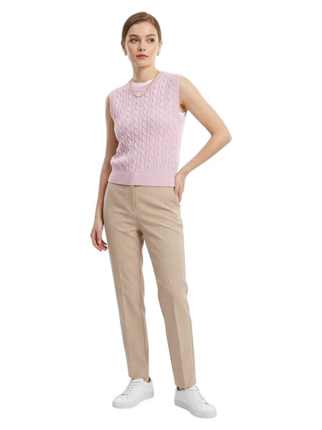 Image for Women's Textured Knitted Top,Pink