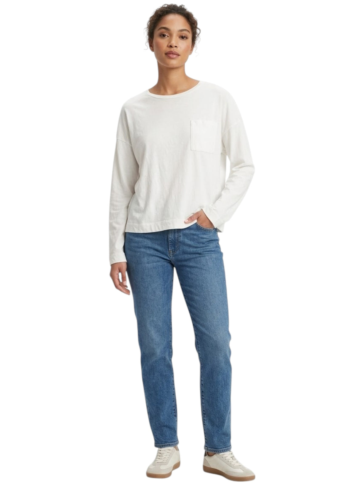 Image for Women's Plain Top,White