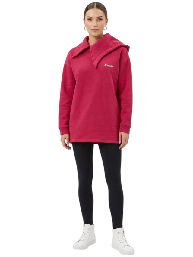 Image for Women's Plain Hoodie,Red