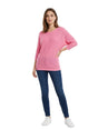 Image for Women's Textured open Knitted Top,Pink