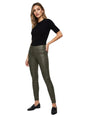 Image for Women's Leather Pants,Olive