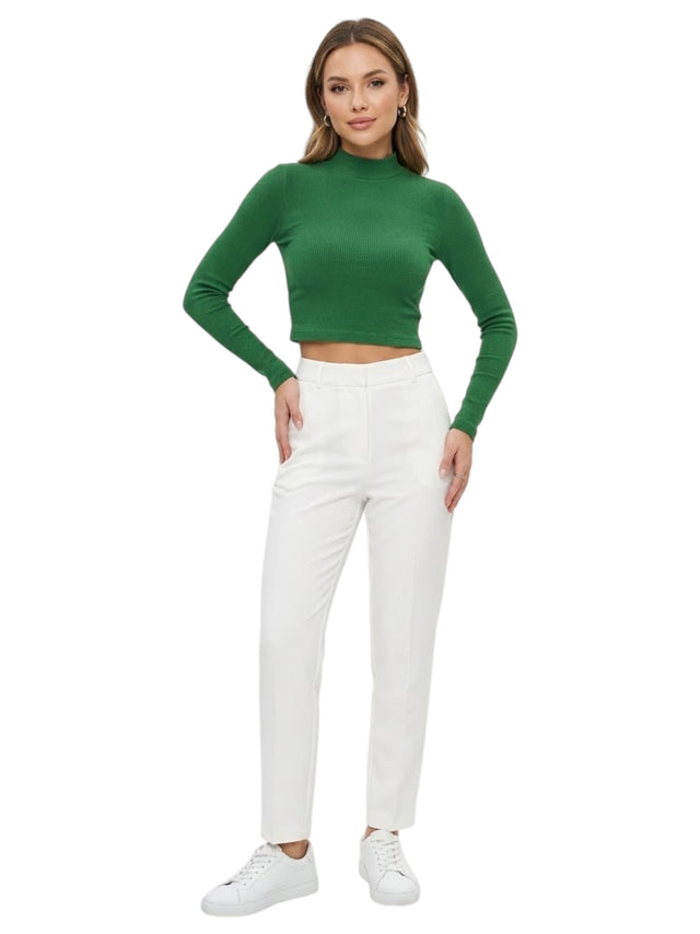 Image for Women's Ribbed Top,Green