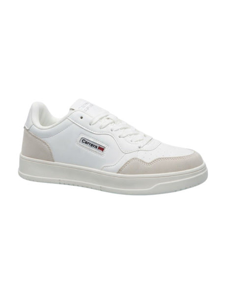 Image for Men's Logo Patched Shoes,White/Grey