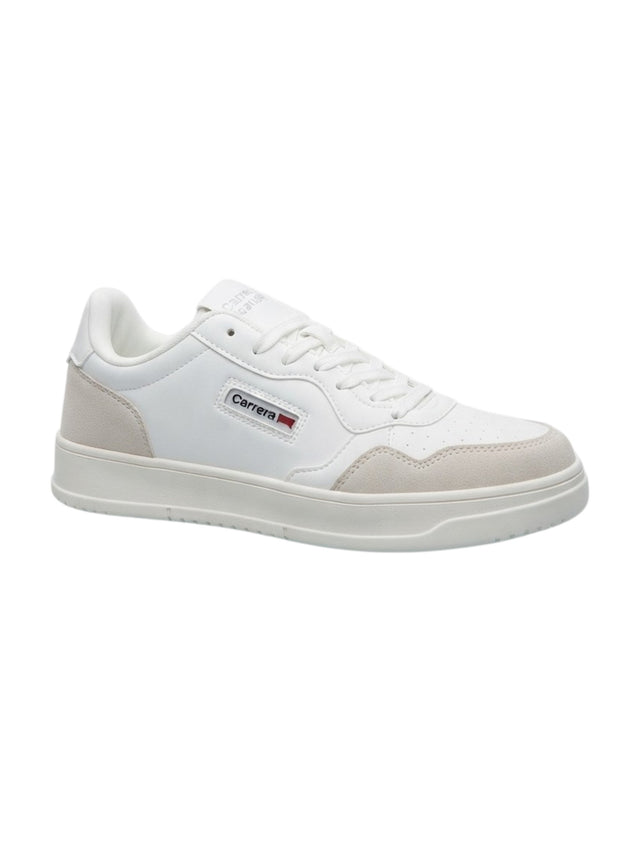 Image for Men's Logo Patched Shoes,White/Grey