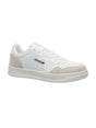 Image for Men's Logo Patched Shoes,White/Grey