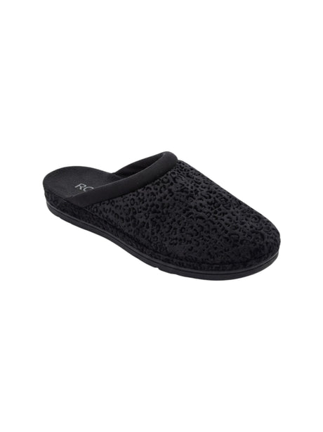 Image for Women's Textured Slippers,Black