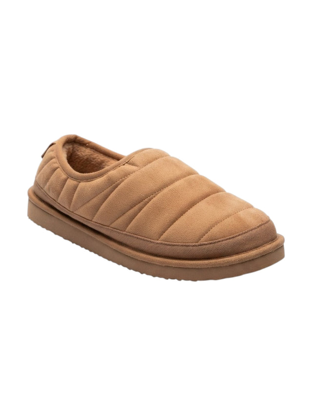 Image for Men's Plain Slippers,Light Brown