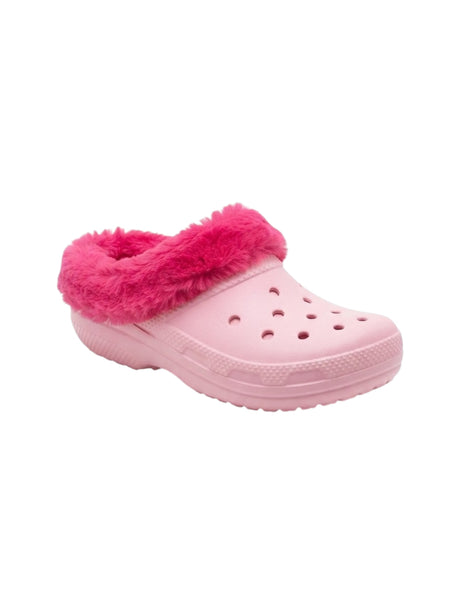 Image for Women's Plain Slippers With Faux Fur,Pink