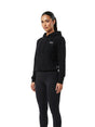 Image for Women's Plain Solid Hoodies,Black