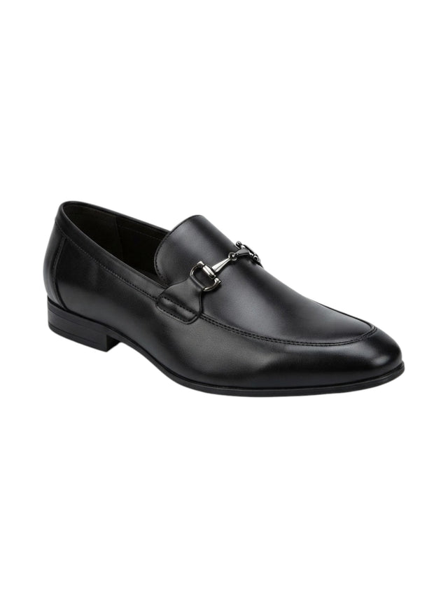 Image for Men's Plain Loafers Shoes,Black