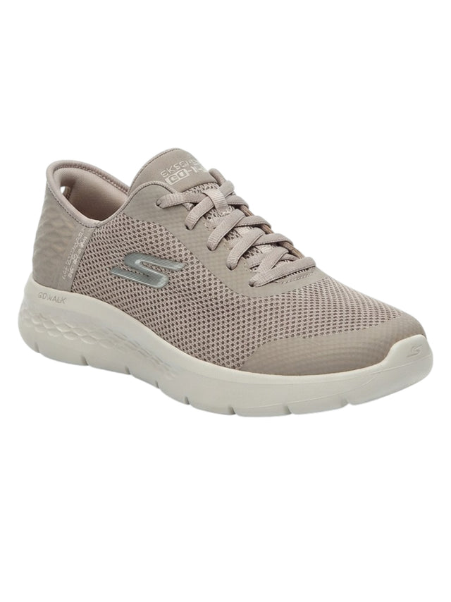 Image for Women's Logo Patched Shoes,Nude Beige