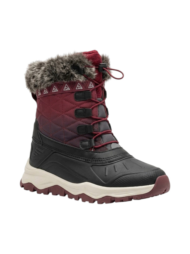Image for Kids Boy's Colorblocked Ankle Boots,Red/Black