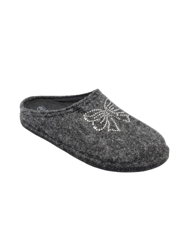 Image for Women's Textured Slippers,Dark Grey