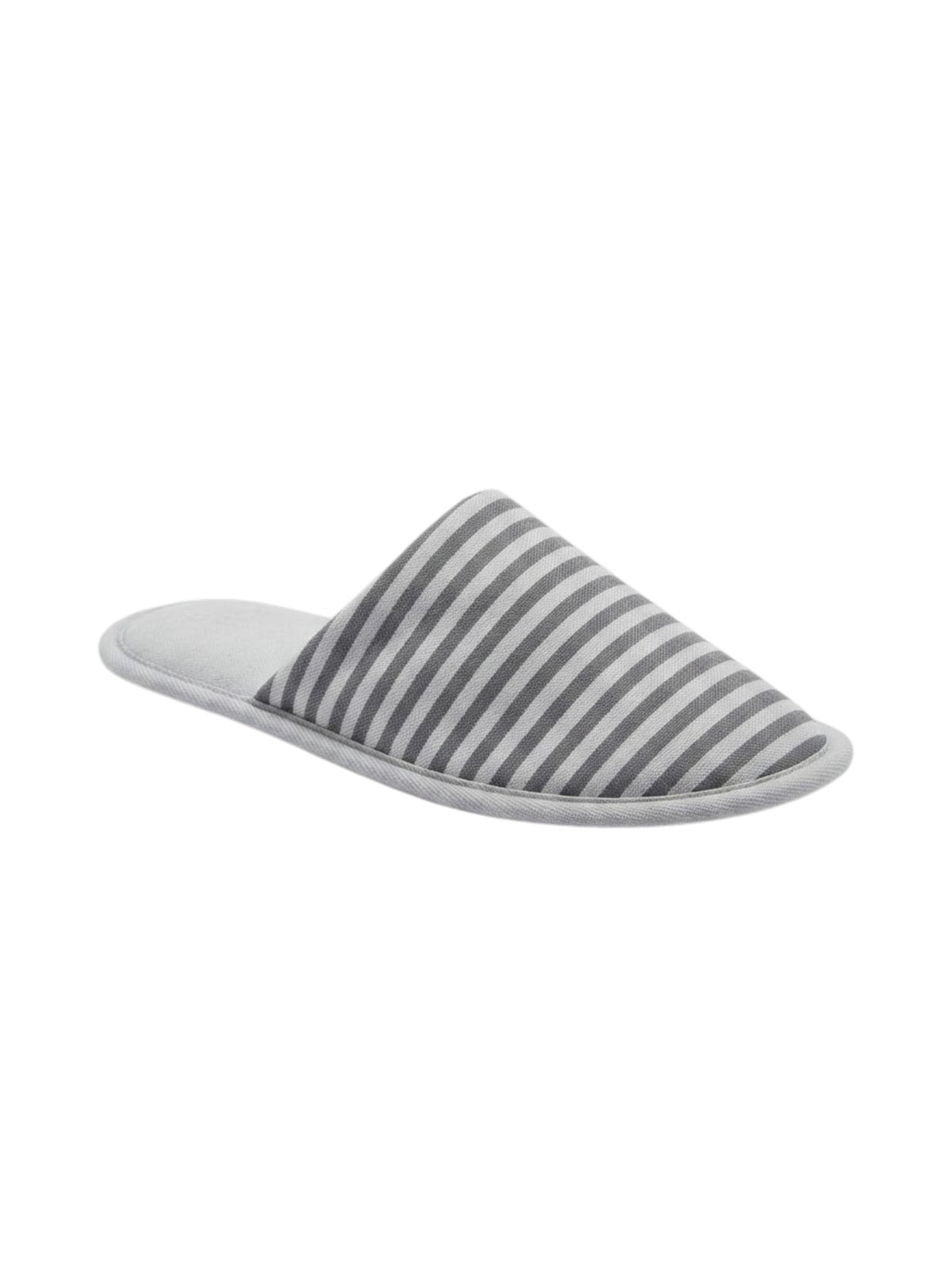 Image for Men's Striped Slippers,Grey