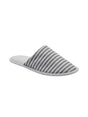 Image for Men's Striped Slippers,Grey