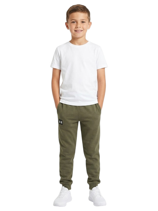 Image for Kids Boy's Plain Solid Pant,Olive