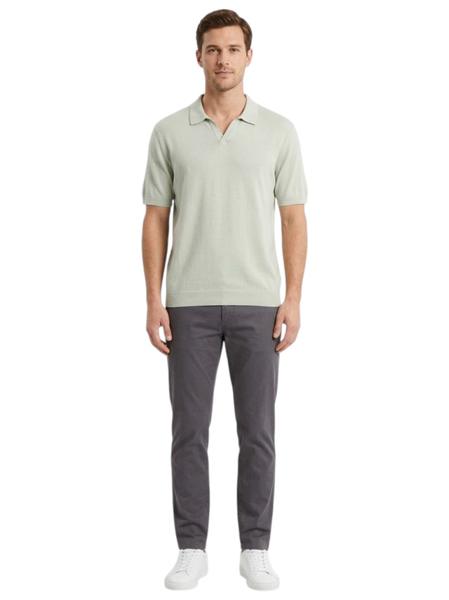 Image for Men's Plain Solid Top,Light Mint Green