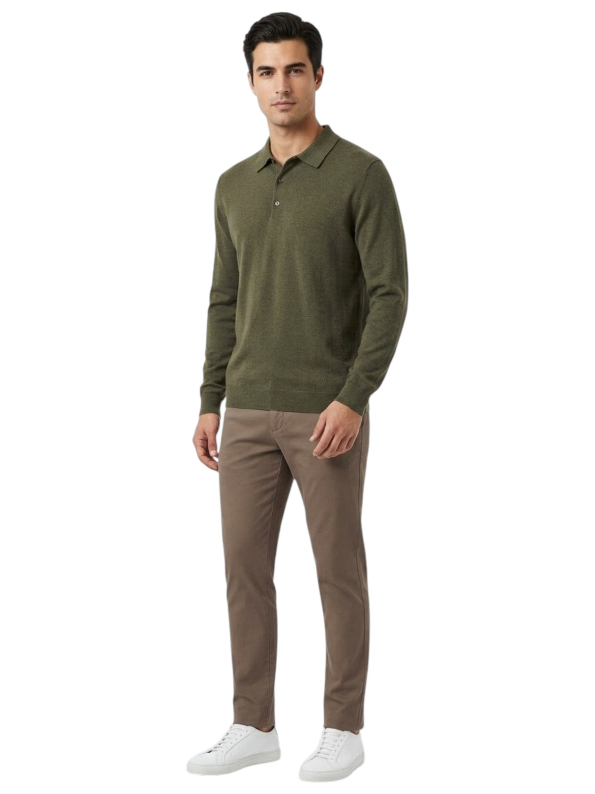 Image for Men's Textured Top,Olive