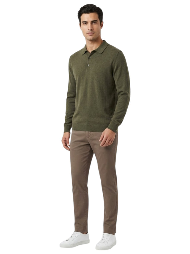Image for Men's Textured Top,Olive