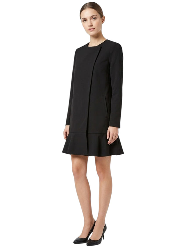 Image for Women's Plain Solid Dress,Black