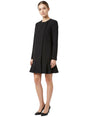 Image for Women's Plain Solid Dress,Black