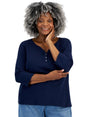 Image for Women's Plain Solid Top,Navy