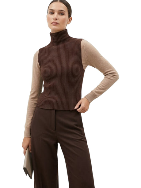 Image for Women's Ribbed Top,Brown