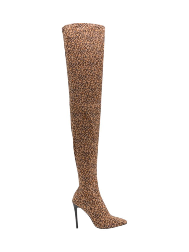 Image for Women's Printed High Boots,Tiger