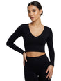 Image for Women's Ribbed Top,Black