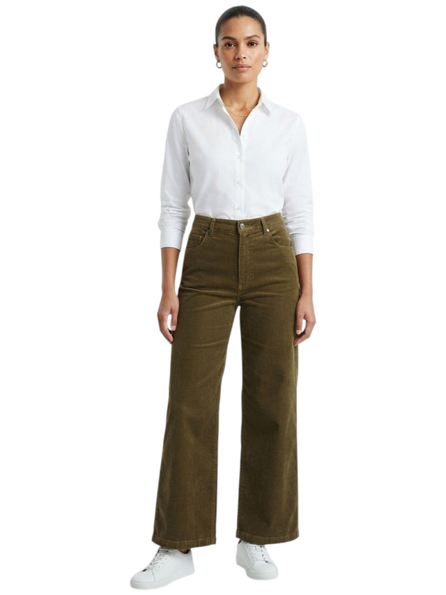 Image for Women's Ribbed Pants,Olive