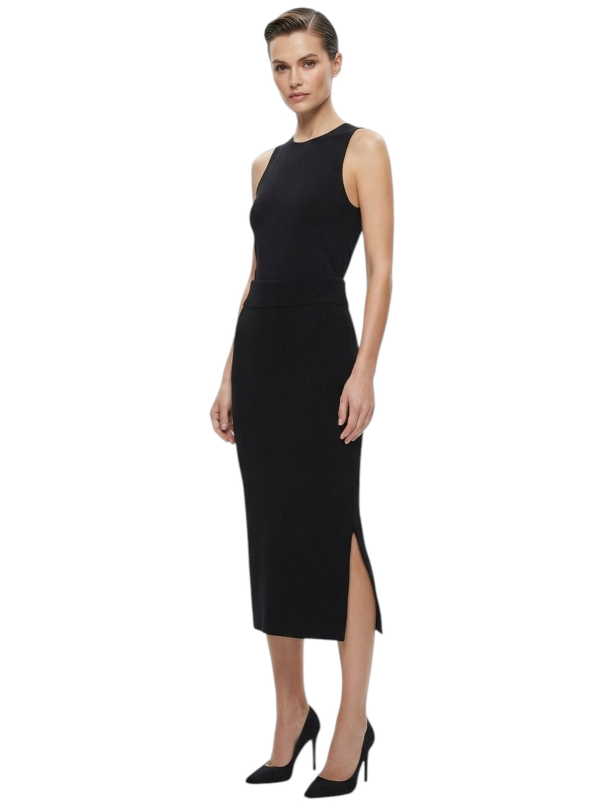 Image for Women's Plain Skirt,Black