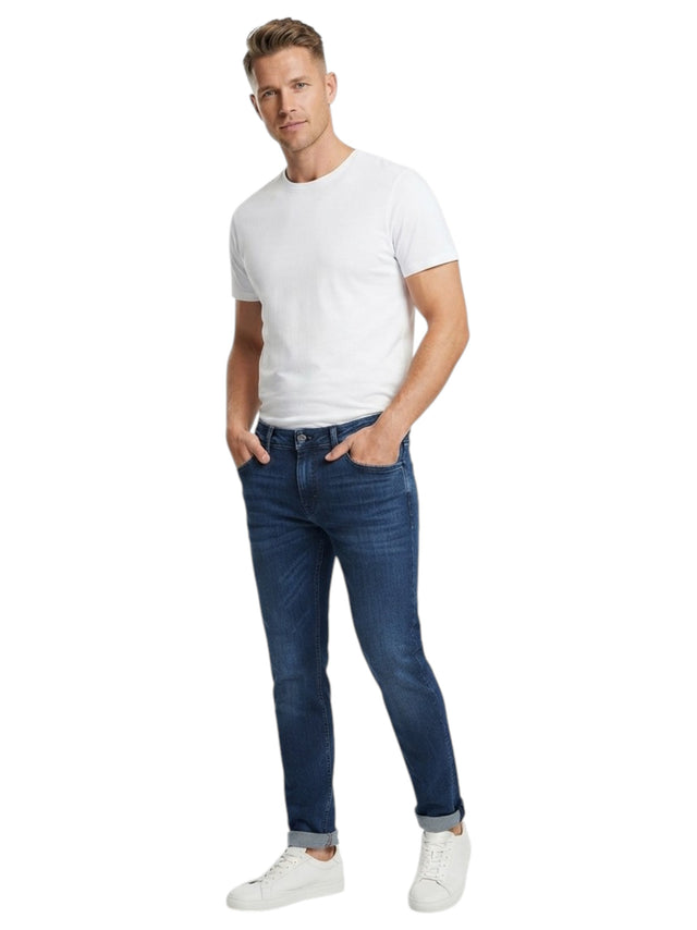 Image for Men's Plain jeans,Blue