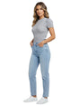 Image for Women's Ribbed Top,Grey