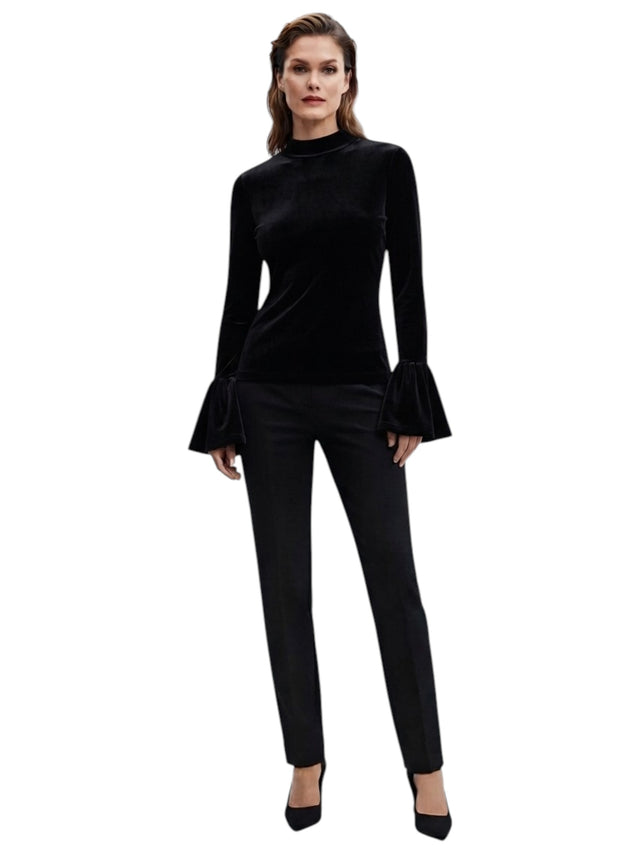 Image for Women's Ribbed Top,Black