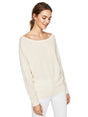 Image for Women's Plain Sweater,Light Beige