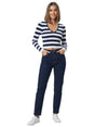 Image for Women's Striped Top,Navy